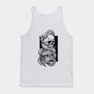 skull & snake Tank Top